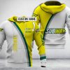 Personalized Subway White Yellow Custom All Over Print 3D Hoodie