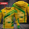 Personalized Subway Yellow Green Custom All Over Print 3D Hoodie