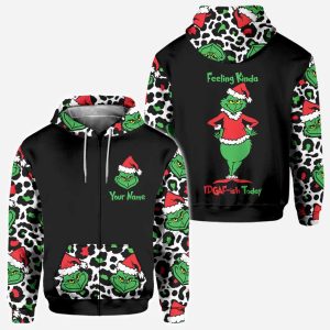 Personalized The Grinch Feeling Kinda Idgafish Today 3D Shirt