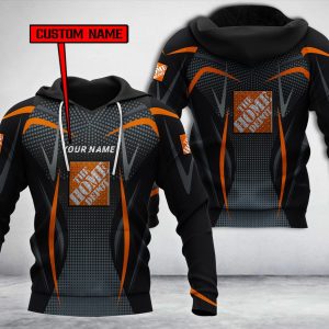 Personalized The Home Depot Black Custom All Over Print 3D Hoodie