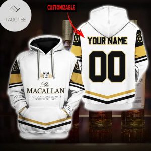 Personalized The Macallan Highland Single Malt Scotch Whisky Logo Hoodie