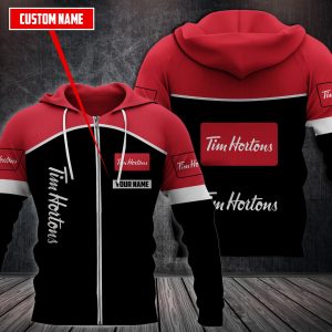 Personalized Tim Hortons 3D Fleece Hoodie