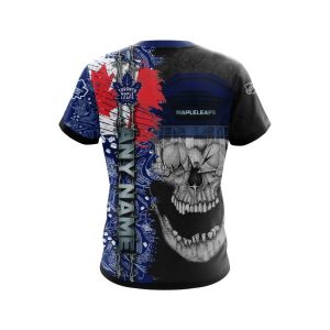 Personalized Toronto Maple Leafs Skull Concept 3D Shirt