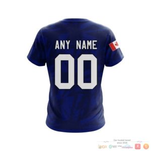 Personalized Toronto Maple Leafs With Canada Flag 3D Shirt