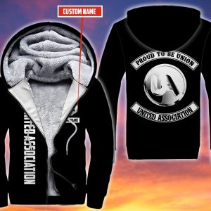 Personalized United Association Custom All Over Print 3D Fleece Hoodie