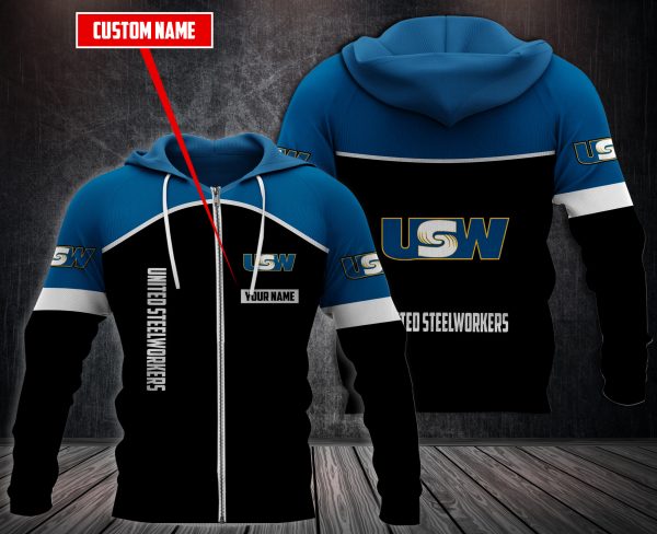 Personalized United Steelworkers 3D Fleece Hoodie