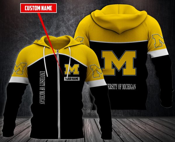 Personalized University Of Michigan Custom Hoodie