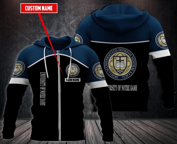 Personalized University Of Notre Dame Custom Hoodie