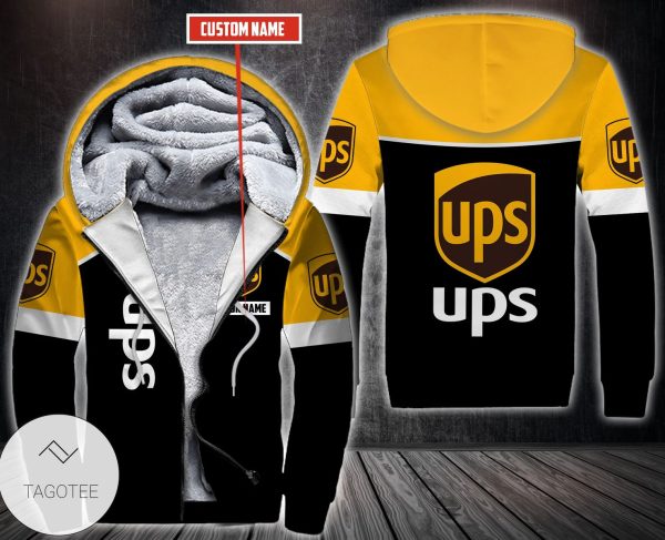 Personalized Ups Fleece Hoodie