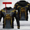 Personalized Upscustom Black Custom All Over Print 3D Hoodie