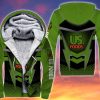 Personalized Us Foods 3D Fleece Hoodie