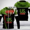 Personalized Us Foods 3D Hoodie