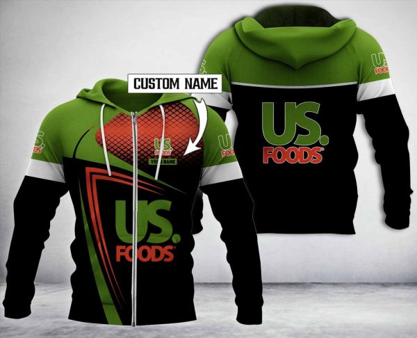 Personalized Us Foods 3D Hoodie