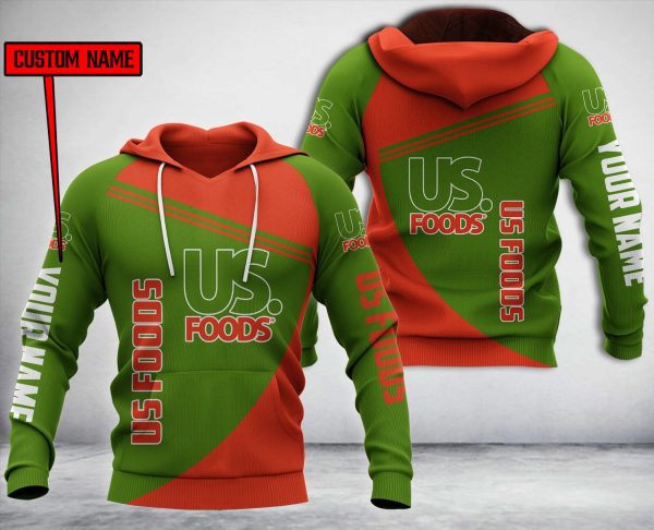 Personalized Us Foods Custom 3D Hoodie