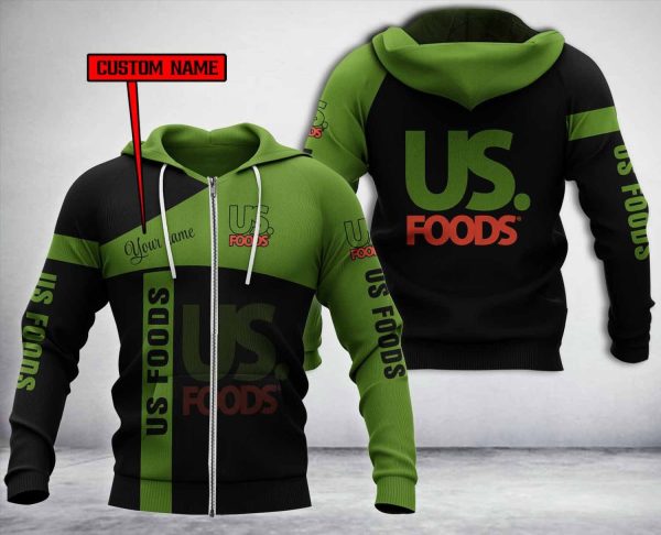 Personalized Us Foods Ver1 3D Hoodie