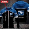 Personalized Us Postal Service 3D Fleece Hoodie