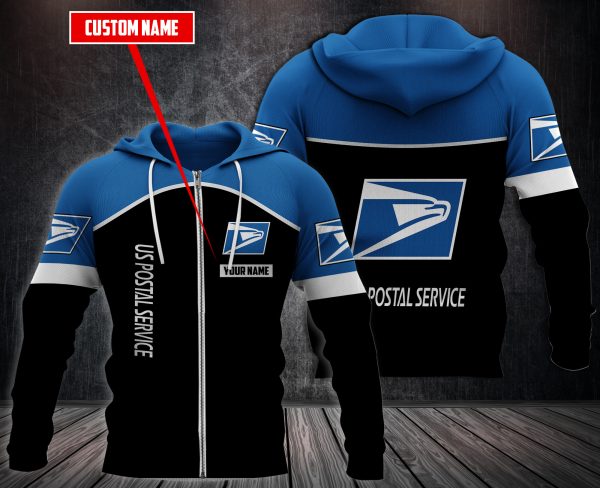 Personalized Us Postal Service 3D Fleece Hoodie