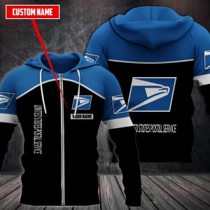 Personalized Usps 3D Fleece Hoodie