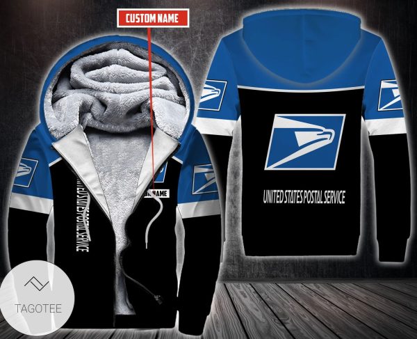 Personalized Usps Fleece Hoodie