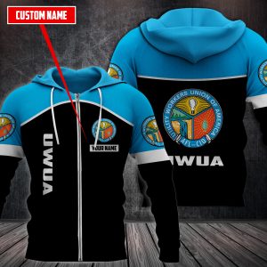 Personalized Utility Workers Union Of America 3D Fleece Hoodie