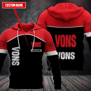 Personalized Vons 3D Fleece Hoodie