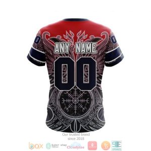 Personalized Washington Capitals Nhl Norse Viking Symbols Custom 3D Shirt