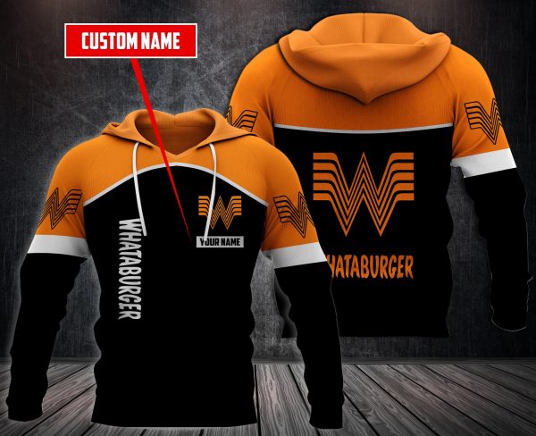 Personalized Whataburger Custom 3D Fleece Hoodie