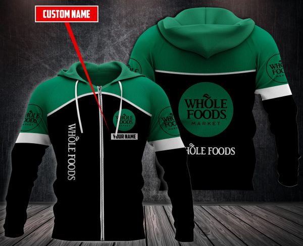 Personalized Whole Foods Market 3D Fleece Hoodie