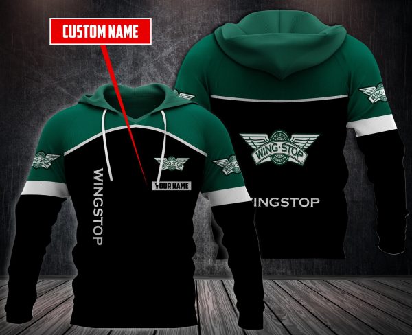 Personalized Wingstop Custom 3D Fleece Hoodie