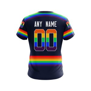 Personalized Winnipeg Jets Nhl Lgbt Pride 3D Shirt