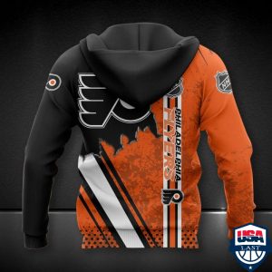 Philadelphia Flyers Nhl Ver 6 All Over Printed Hoodie