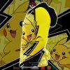 Pikachu Pokemon Anime Merch 3D Hoodie