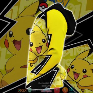 Pikachu Pokemon Anime Merch 3D Hoodie