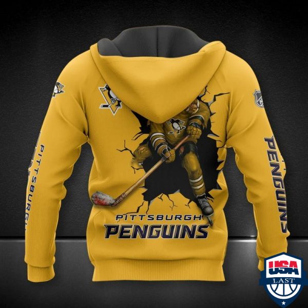 Pittsburgh Penguins Nhl Ver 9 All Over Printed Hoodie