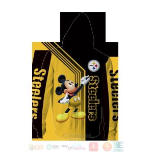 Pittsburgh Steelers Nfl Mickey Mouse 3D Hoodie