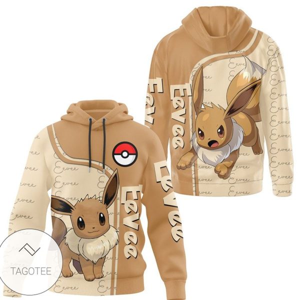 Pokemon Eevee All Over Print Hoodie