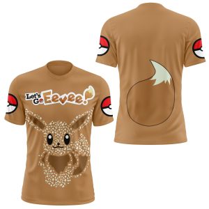 Pokemon Let’S Go Eevee 3D Shirt