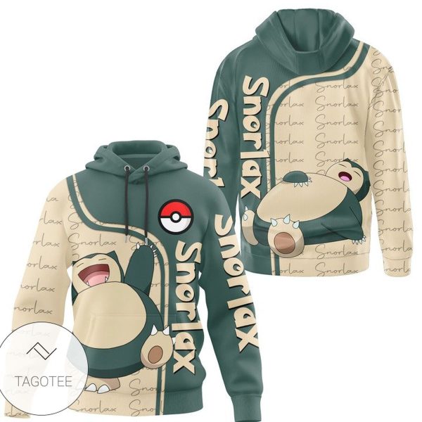 Pokemon Snorlax All Over Print Hoodie