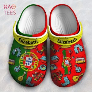 Portugal Flag Symbol Personalized Crocs Shoes