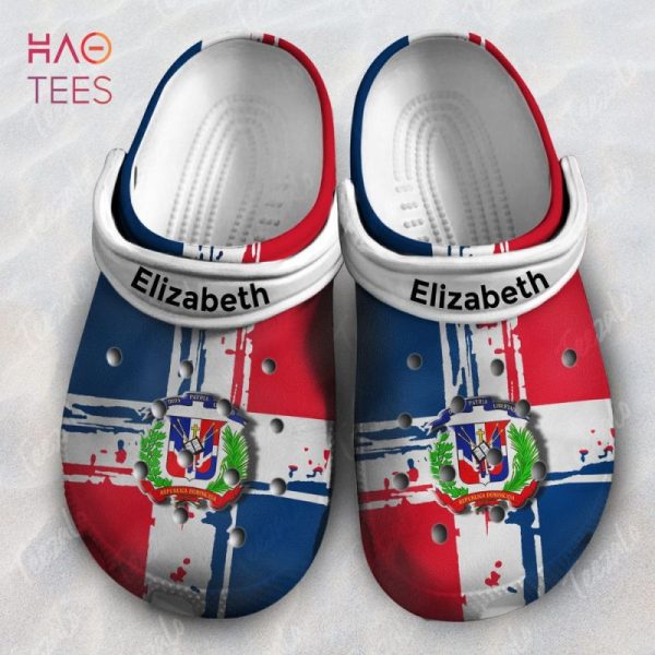 Pride Dominican Flag Personalized Crocs Shoes