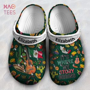 Pride Mexican Where My Story Begins Personalized Crocs Shoes