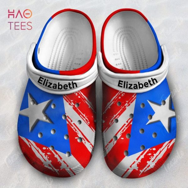 Pride Puerto Rican Puerto Rico Flag Personalized Crocs Shoes