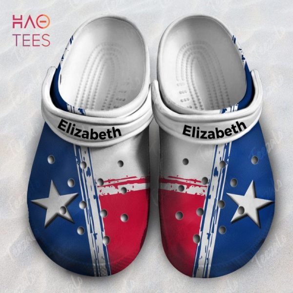 Pride Texan Texas Flag Personalized Crocs Shoes