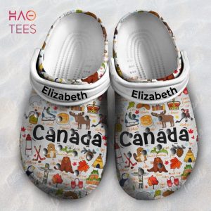 Proud Canadian Symbols Personalized Crocs Shoes