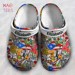 Puerto Rican Symbols Personalized Crocs Shoes