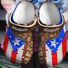 Puerto Rico Puerto Rican Flag And Symbols Zipper Personalized Crocs Shoes