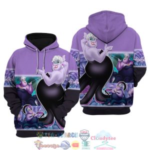 Purple Disney Villains Ursula Disney Hoodie 3D