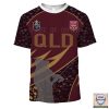 Queensland Rugby League Team Personalize Fishing Hoodie