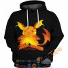 Raichu Pichu Pikachu Pokemon Hoodie 3D