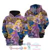 Rapunzel Punk Words Pattern Disney Quotes Hoodie 3D